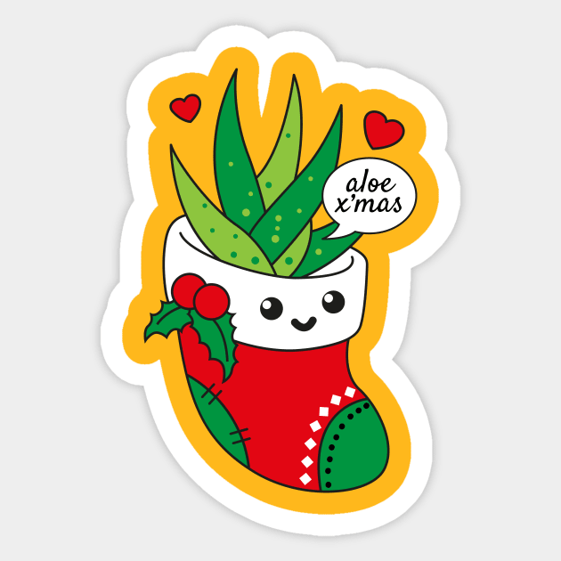 Aloe X'mas! Sticker by Riczdodo